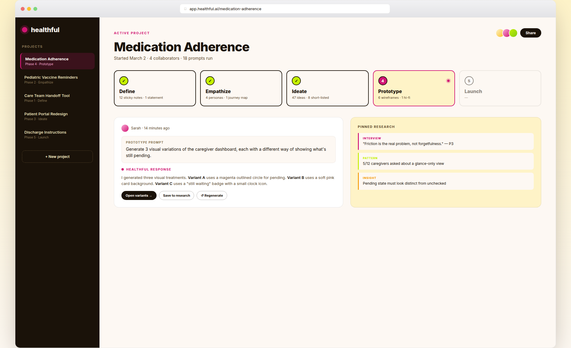 Healthful - Final Prototype 1