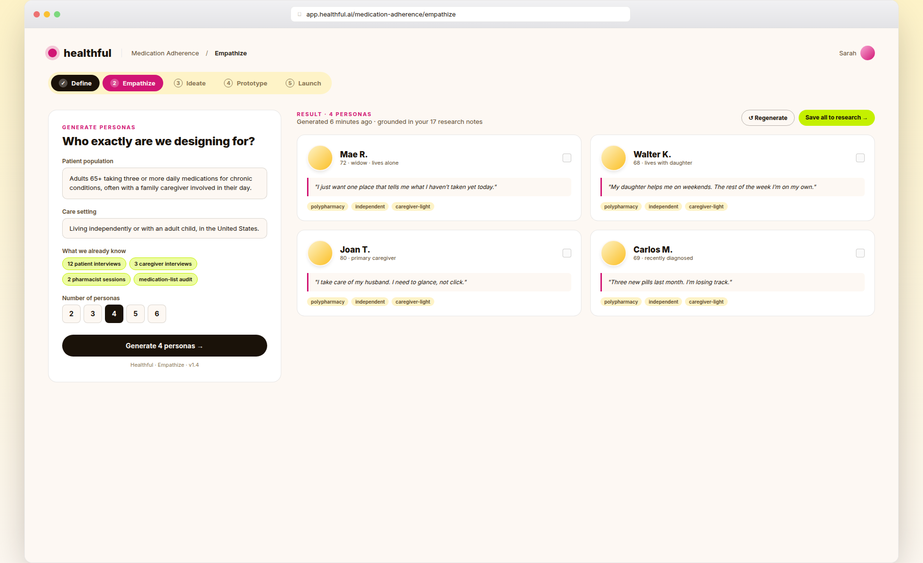 Healthful - Final Prototype 2