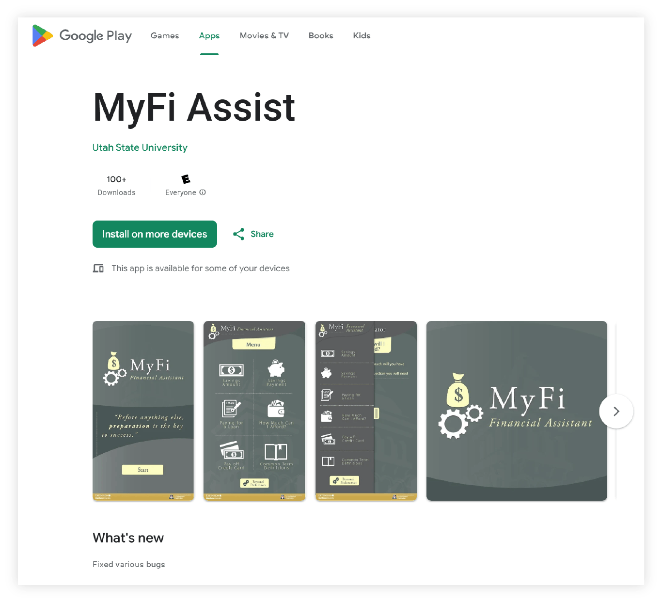 MyFi: Financial Assistant - Impact